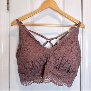 Aerie Strappy Lace Bralette XXL